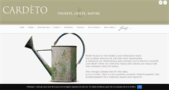 Desktop Screenshot of cardeto.com